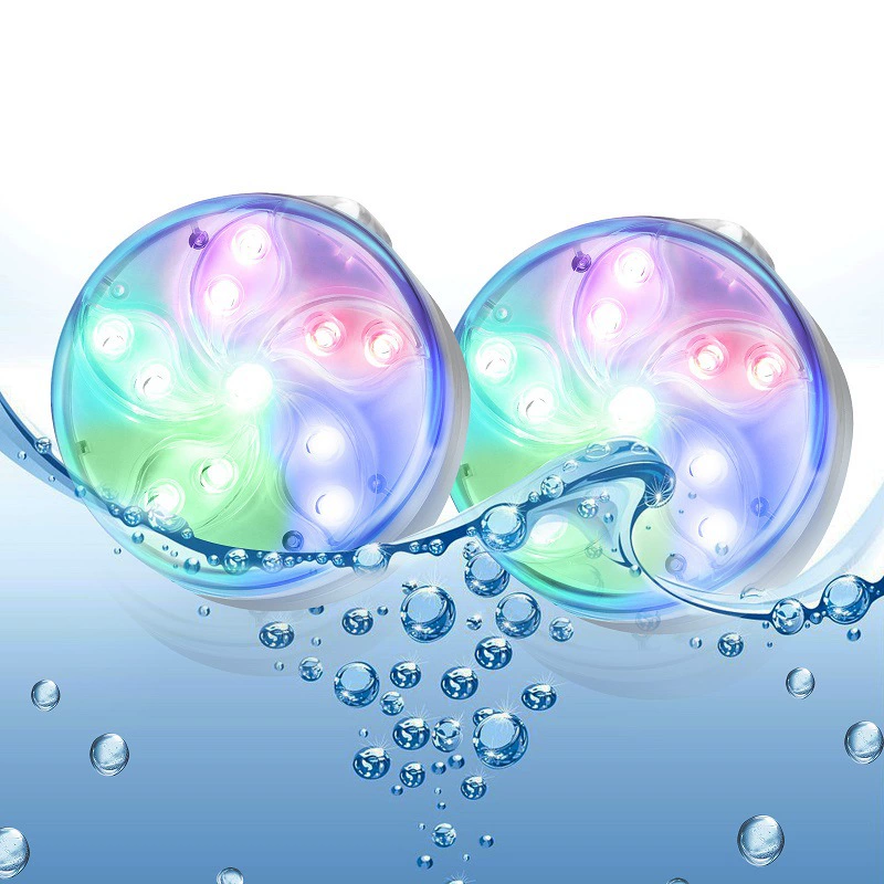 Светодиодный светильник для аквариума и бассейна с дистанционным управлением, 11 ламп, в форме цветка бахуинии, подводный ночник