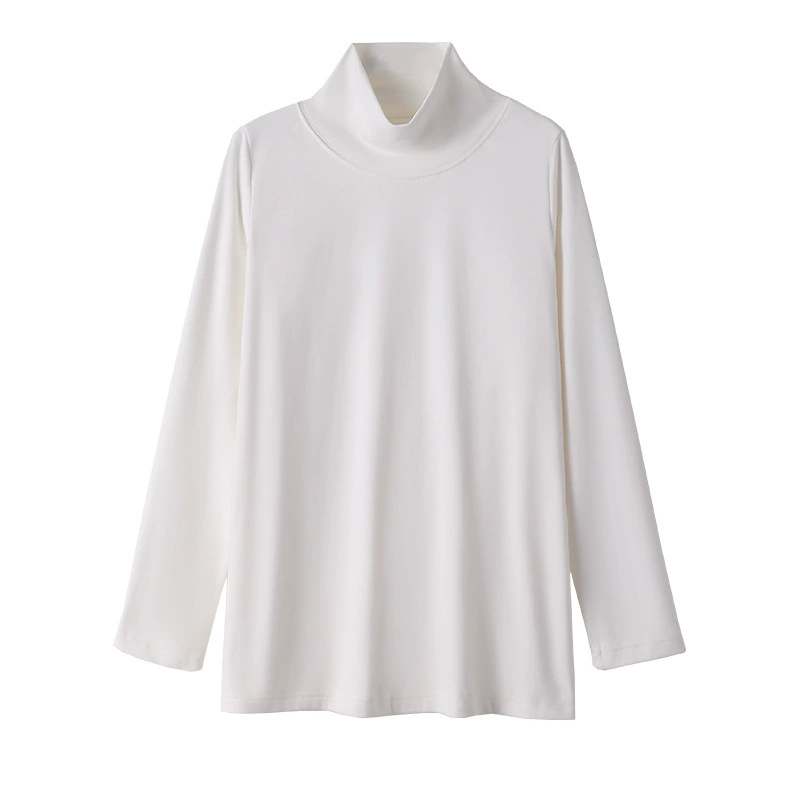 Base body-friendly autumn long-sleeve, plus size, high collar