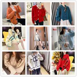 杂款便宜毛衣库存服装批发毛衣Sweater女针织衫低价女装出口批发