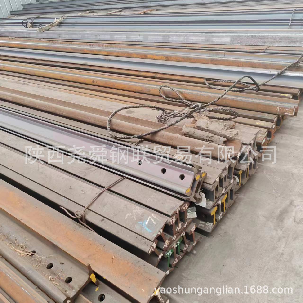 西安钢轨 43公斤钢轨 起重轨02986724638钢轨配件 铁路用轨道钢