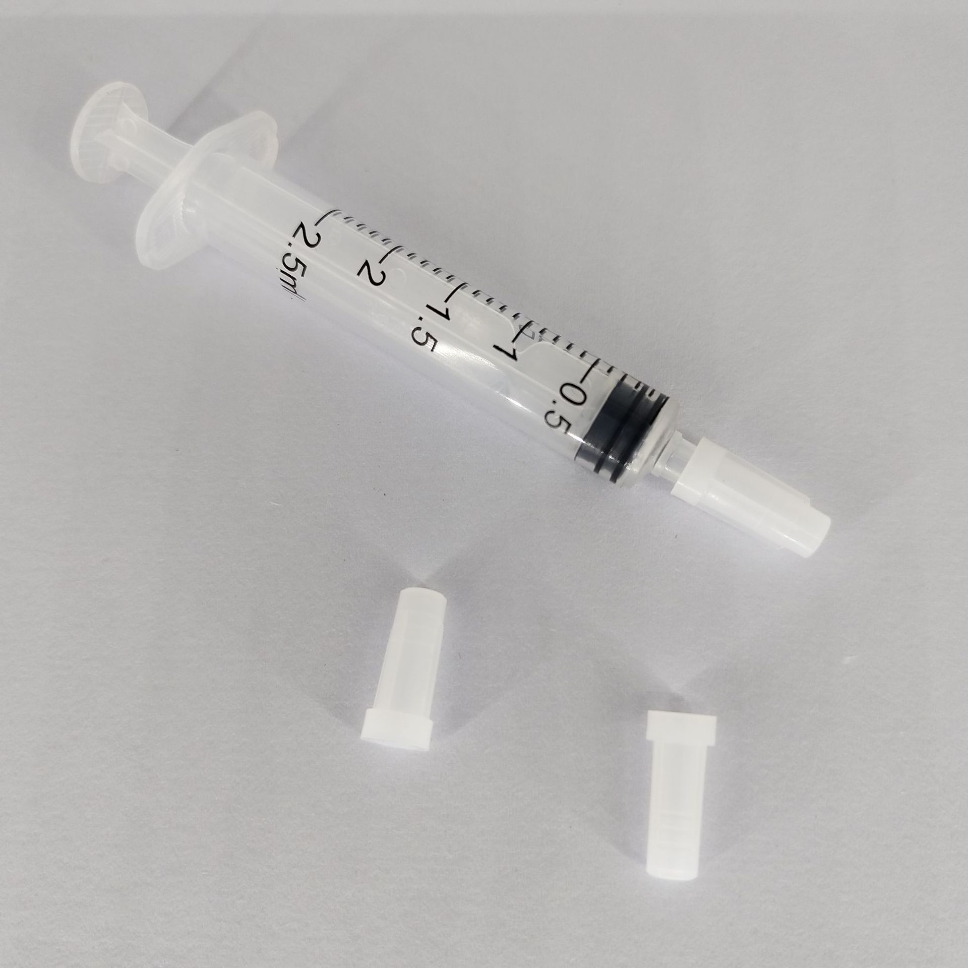 Comercio exterior al por mayor 1-500ml jeringa de plástico desechable boca recta con aguja jeringa animal