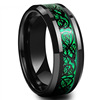 Accessory stainless steel, green fashionable ring, wish, Aliexpress, wholesale, European style