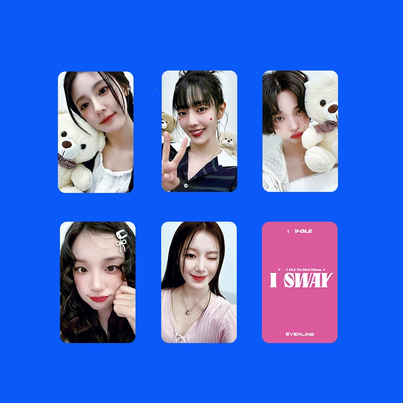 Специальная карточка для девочек GIDLE Комбинированная карта I SWAY EL Ye Shuhua SHUHUA Song Yuqi YUQI Xiaojuan Маленькая карточка