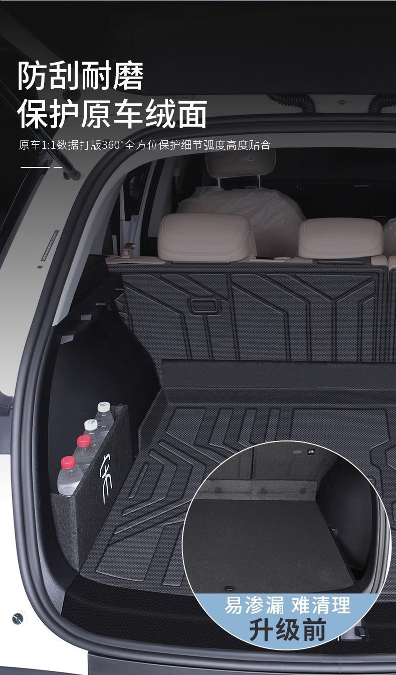 Suitable for Byd Song Pro Trunk Mat 25 Models Tpe Waterproof Song Pro Second Generation Trunk Mat