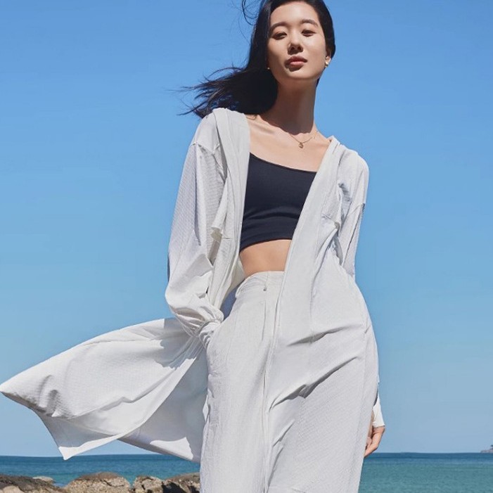 Jiaoxia Women's Breathable Long Sun Protection Windbreaker As103/As10324 Spring and Summer Uv Protection Lightweight Sun Protection Clothing