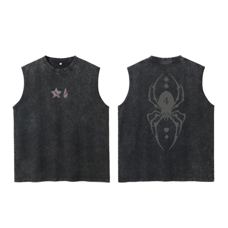 欧码棉TAnime Hunter X Hunter Acid Vest 100% Cotton Printed S
