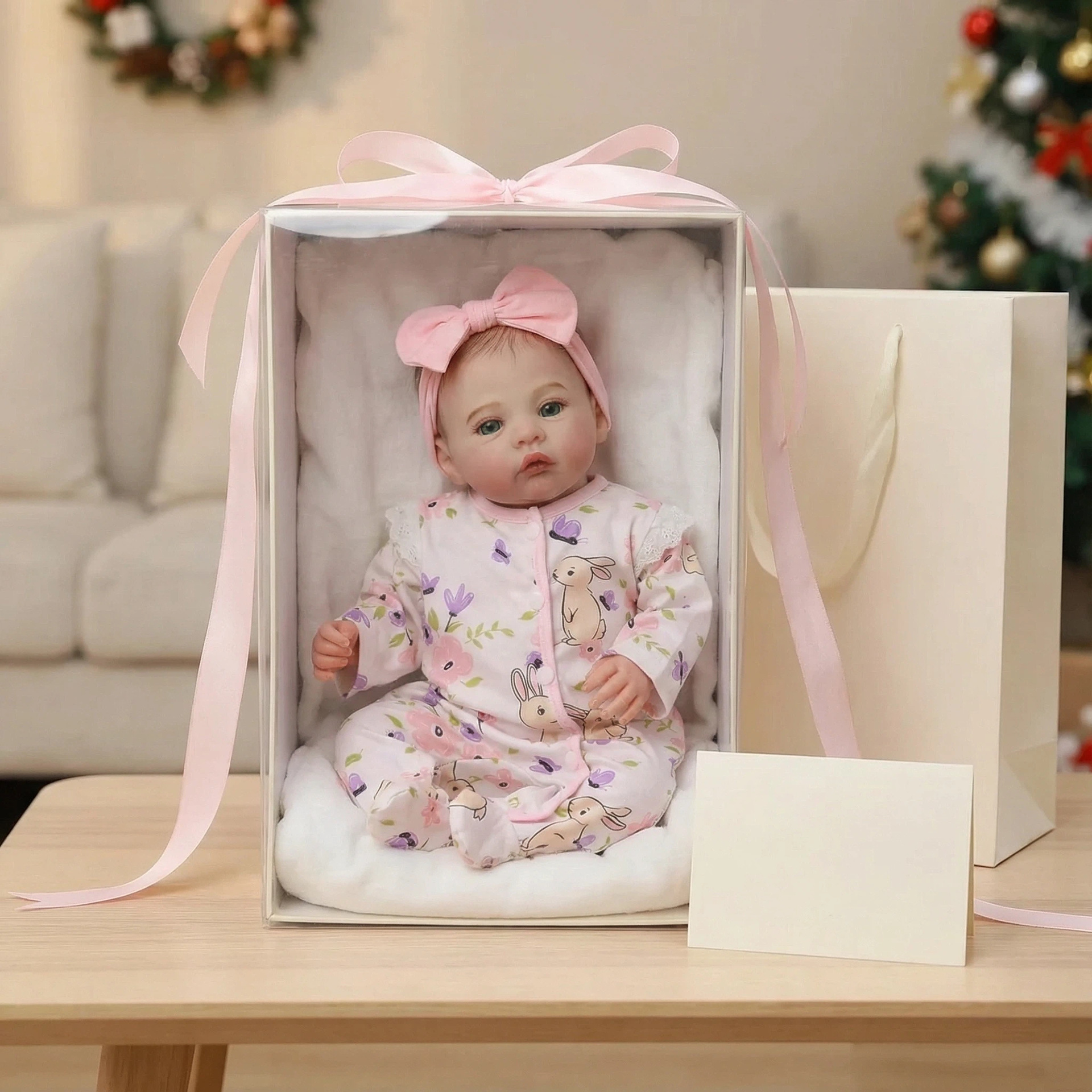 Muñeca Bebé de Simulación de 18 Pulgadas de Vinilo para Cumpleaños y Navidad