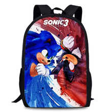 刺猬索尼克3背包 Sonic the Hedgehog 315寸单层双肩包大容量书包