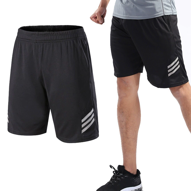 Летние спортивные шорты Мужские пятиочковый пляжные брюки Тонкие тренировочные брюки, эластические брюки, быстрый сухой бег, фитнес-шорты