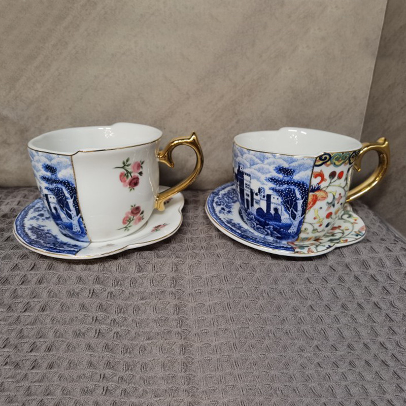 Coffee Cup Accessible Luxury European Retro British Afternoon Tea Cup Coffee Cup and Saucer Set Floral Tea Cup and Saucer Home Cross-Border Coffee Cup Accessible Luxury European Retro British Afternoon Tea Cup Coffee Cup and Saucer Set Floral Tea Cup and Saucer Home Cross-Border