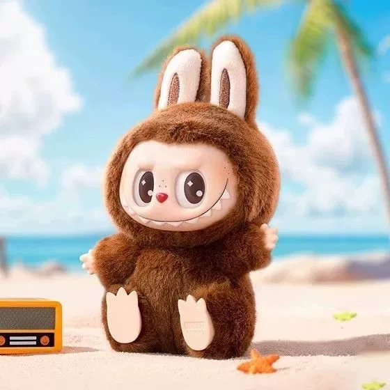 ПОМПАРТ Bubble Mart LABUBU сидячий вечеринный виниловый плюшевый blind box макарон второго поколения подвеска