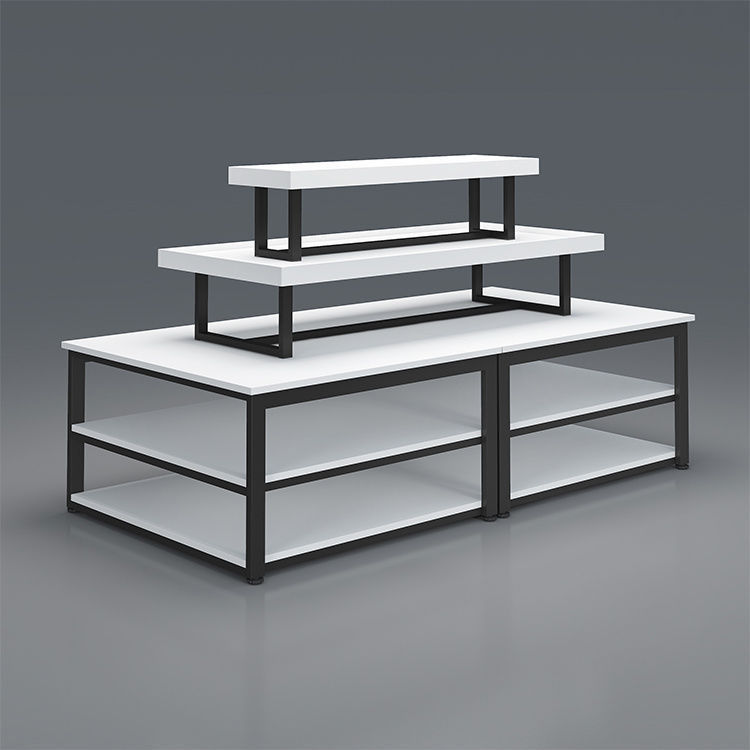 Zy超市中岛展示台商场展示柜母婴货架堆头文具店鞋店化妆品促销台