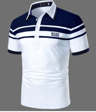 2024 nuevo Aliexpress transfronterizo verano delgado casual de manga corta cremallera estriada solapa camiseta camiseta polo