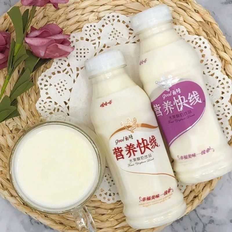 Йогурт Nutrition Express со вкусом, маленькая бутылка, 350 г/бутылка, полная коробка, напиток, студенческий напиток, бесплатная доставка, трансграничная прямая продажа с фабрики