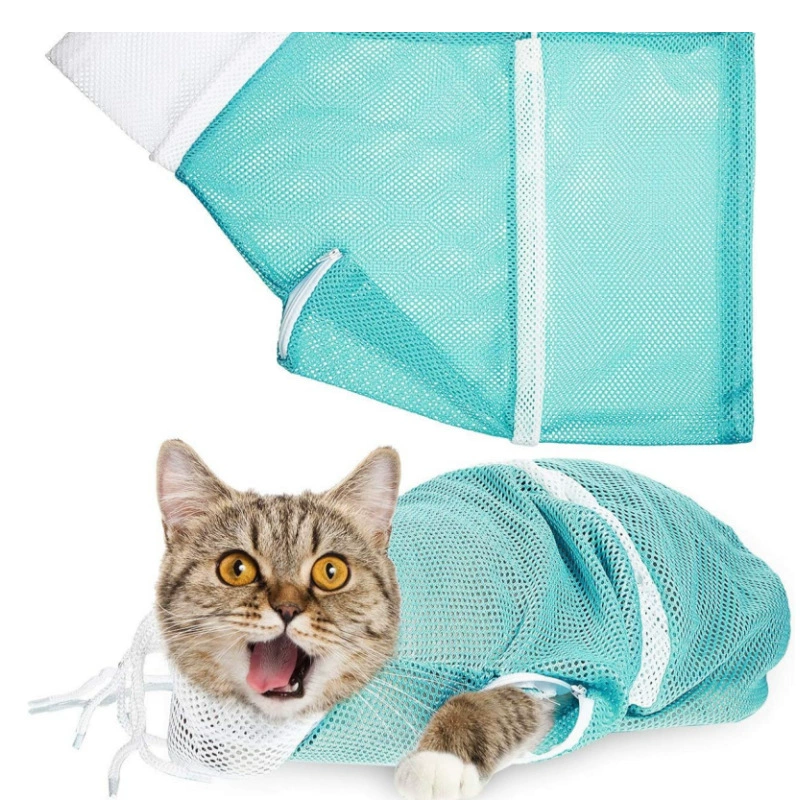 Фабрика прямых продаж новый кошачий душ сетчатая сумка для купания для кошек