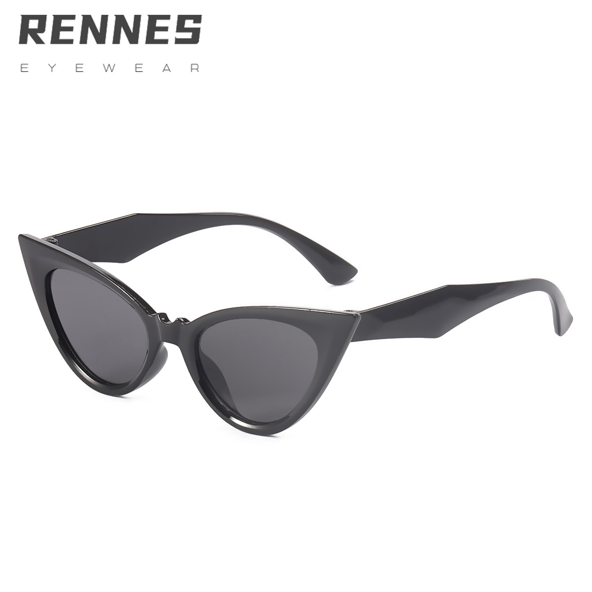 2022 nuevo triángulo gato ojo gafas de sol moda europea y americana calle tiro gafas de sol pequeño marco personalizado gafas de sol 97112