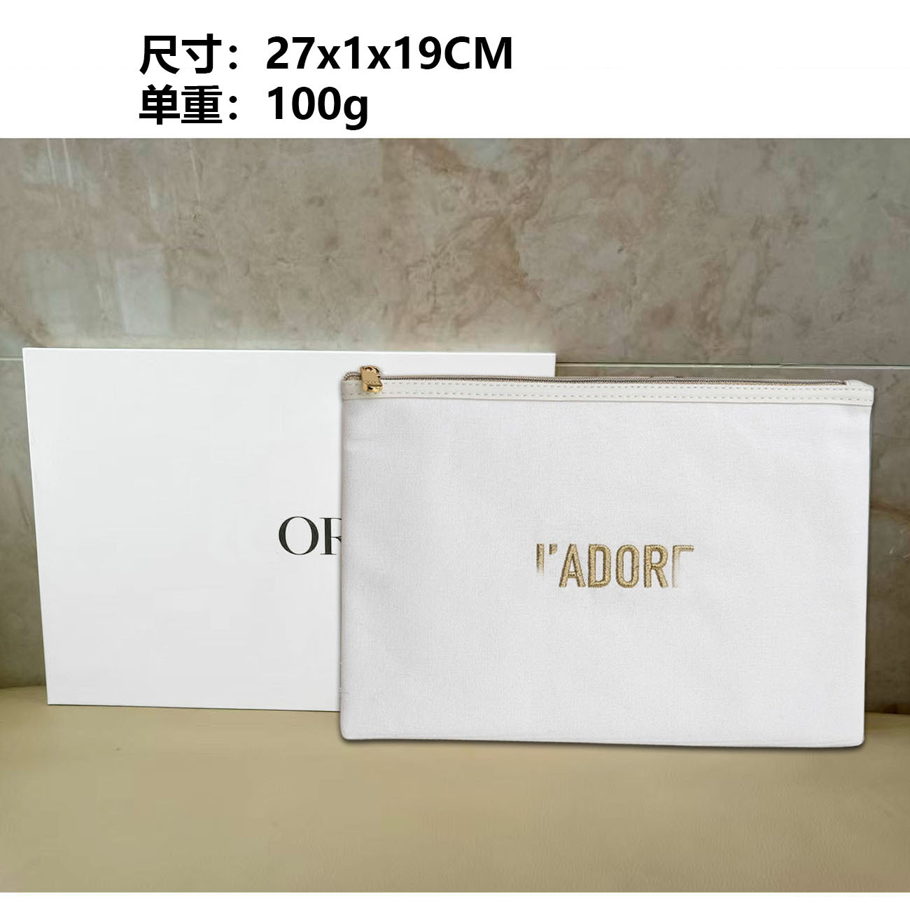 新しい化粧品バッグ、国内向けピンクのスペースコットン、超柔らかさ、ポータブル、高級ハンドバッグ、化粧品収納バッグ