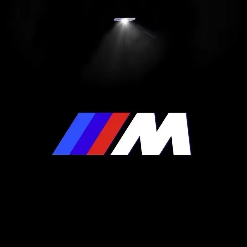 lámpara de bienvenida adecuada para la puerta de BMW lámpara de atmósfera de decoración lámpara de luz de piso lámpara de proyección láser