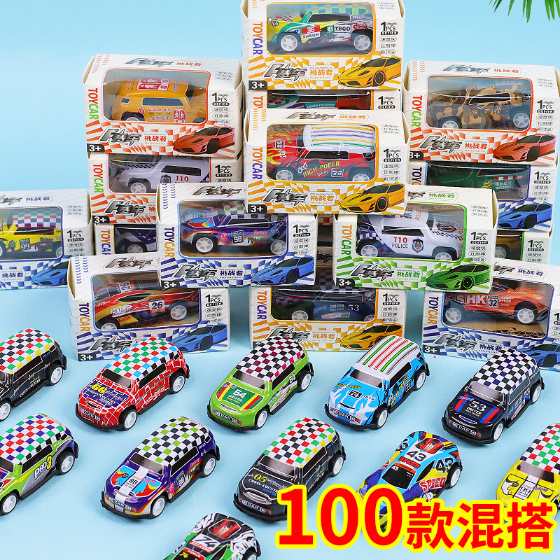 Coche de aleación para niños simulación de juguetes coche de inercia mini coche de jardín de infantes niños al por mayor