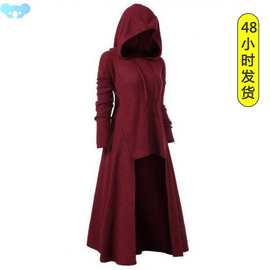 women coat plus size dress hooded long coat пальто跨境