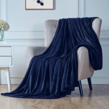 X 66280 Pure Color Flannel Blanket ��ɫ������ë̺ ����