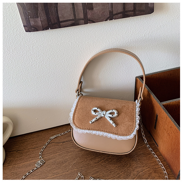 Bolsas de comercio exterior para niños, bolsas de cadena mini compactas, bolsas de arco dulce y lindas, bolsas de mano para padres e hijos.