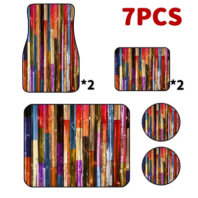 Universal Foot Pad, Printed Floor Mats 7-Piece Set - j10-disneybackstage-t
