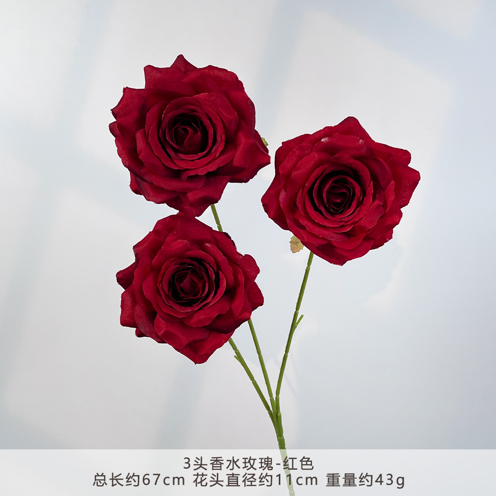 K-3 head perfume rose - red