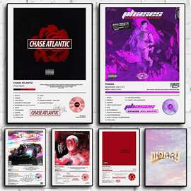 Pop Rapper Music Album Cover Chase Atlantic Poster Aesthetic