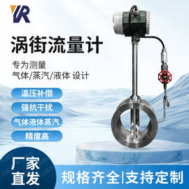 法兰型LUGB蒸汽流量计涡街流量计304材质智能温度压力补偿65厂家