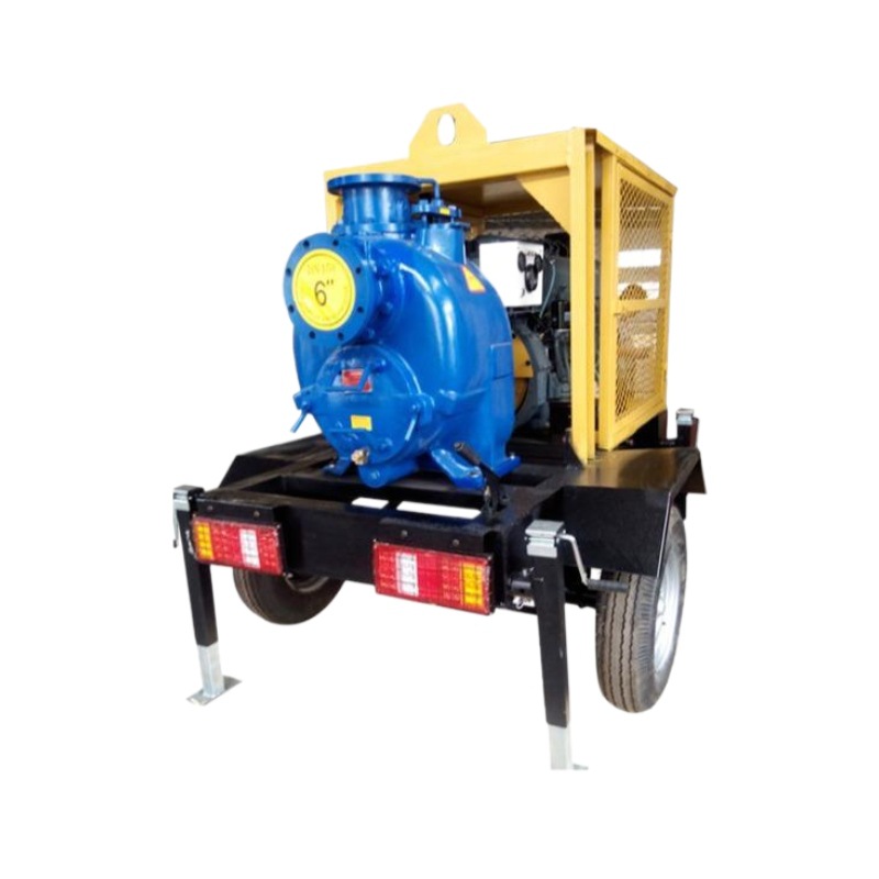 La bomba contra incendios diesel tiene un rendimiento estable y una pequeña unidad de bomba de agua de emergencia contra incendios