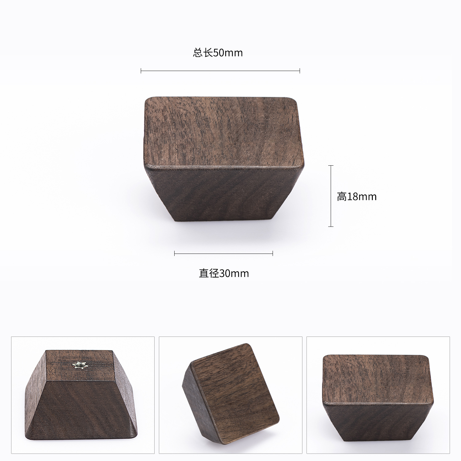 Manija de registro larga manija de la puerta de madera maciza cajón armario puerta manija de madera de alta gama manija del gabinete de madera