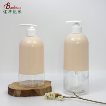跨境500ml大容量分装瓶洗发水沐浴露瓶身体乳液瓶洗手液PET塑料瓶