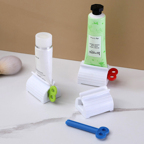 Toothpaste squeezer for lazy people to squeeze toothpaste artifact, children's squeeze sample facial cleanser, bathroom manual rotating clamp