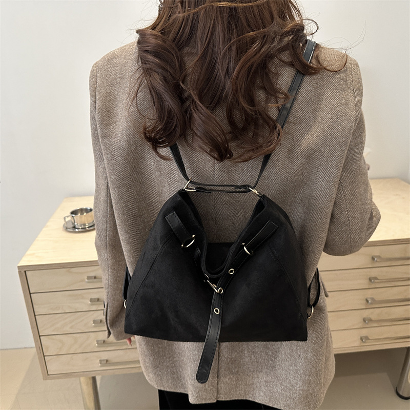 Bolso de mujer relajado retro2024 nueva moda de gran capacidad impresión leopardo bolso de hombro bolso especial simple mochila