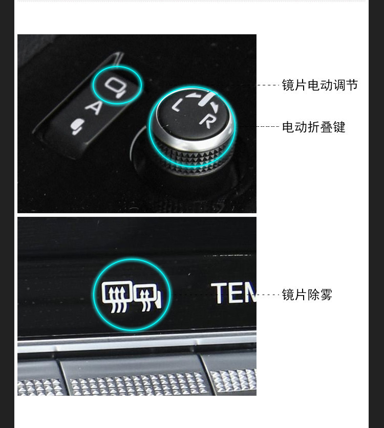 Suitable for the New Toyota Highlander Rearview Mirror Assembly, Left and Right Side Mirrors, Complete Set for 2022 to 2024