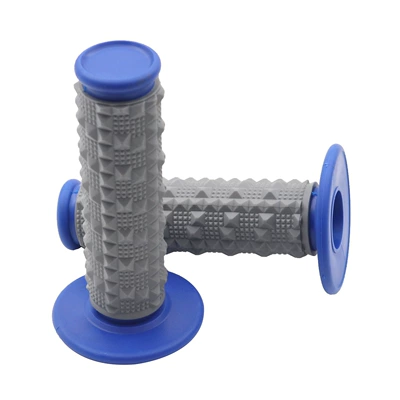 Motorcycle Handle Cover Modification Silicone Large Particle - blue