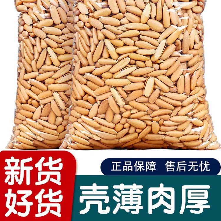 巴西松子 5年新特大颗粒特级长粒薄壳松子零食年货巴西松子