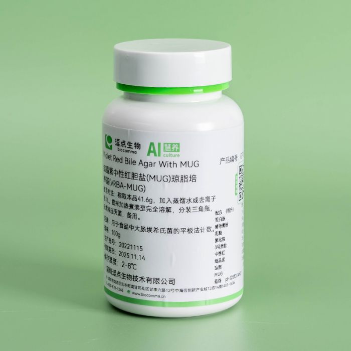 逗点生物Aiculture结晶紫中性红胆盐MUG琼脂培养基(VRBA-MUG)干粉