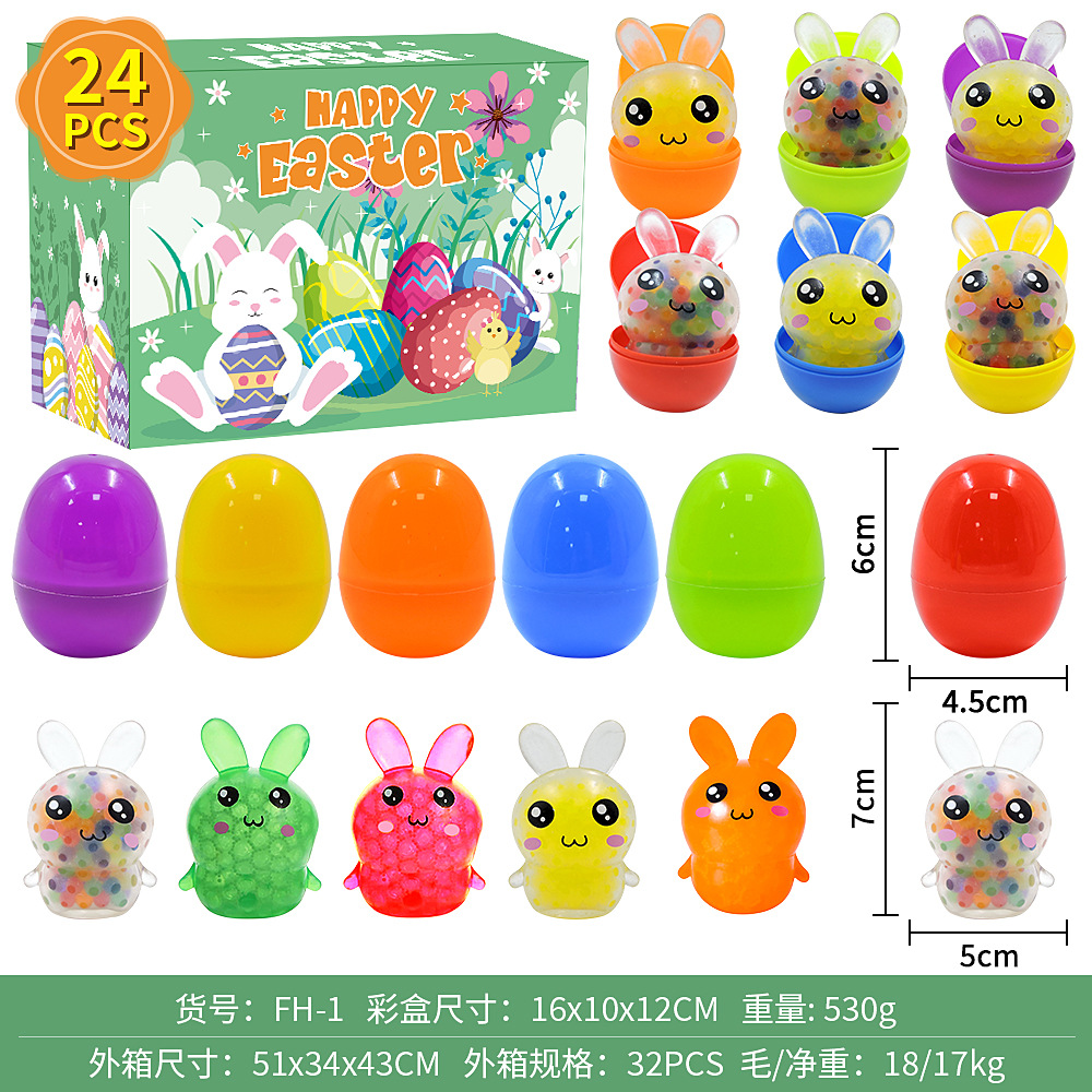 Huevo de Pascua de descompresión traje de dinosaurio caja ciega niños fiesta juguete DIY simulación huevo juguete de Pascua