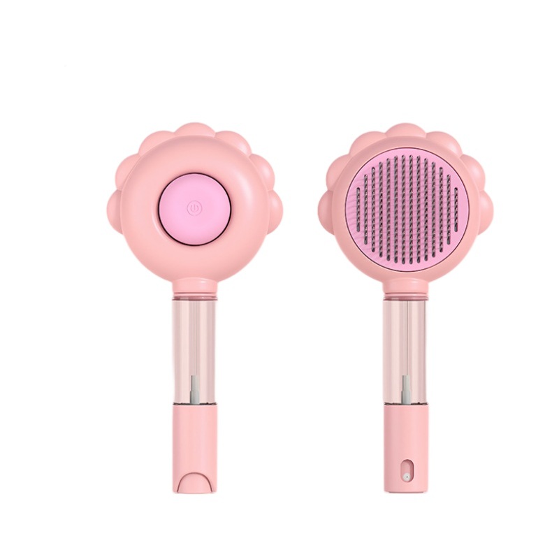 Nuevo pein de pulverización para mascotas pein de agujas para gatos pein de un botón pein de depilación para perros pein de masaje de cabello flotante pein para gatos y perros productos de limpieza