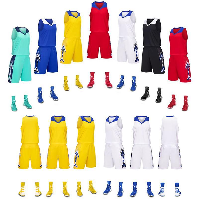 New Basketball Suit Adult Children Basketball Training Vest Breathable Game Team Suit Group Buying DIY Printable