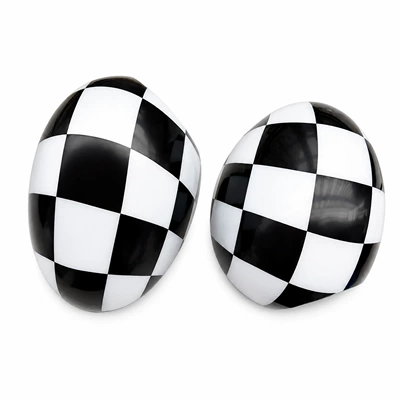 Other Automotive Exterior Supplies – British Flag Mirror Cover - black-and-white-grid-steering-wheel-left-rudder-price-for-one-pair