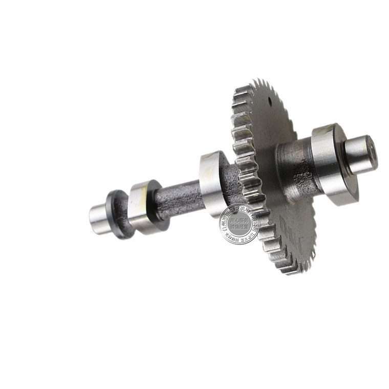 小型卧式拓普 全润款柴油机抽水配件168F 170F汽改柴铁凸轮轴总成