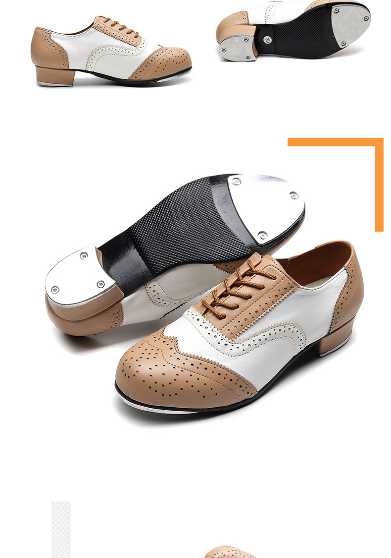 Vyriški laisvalaikio Oksfordo sintetinės odos odiniai sparnuoti užsegami lauko batai_voghion.com