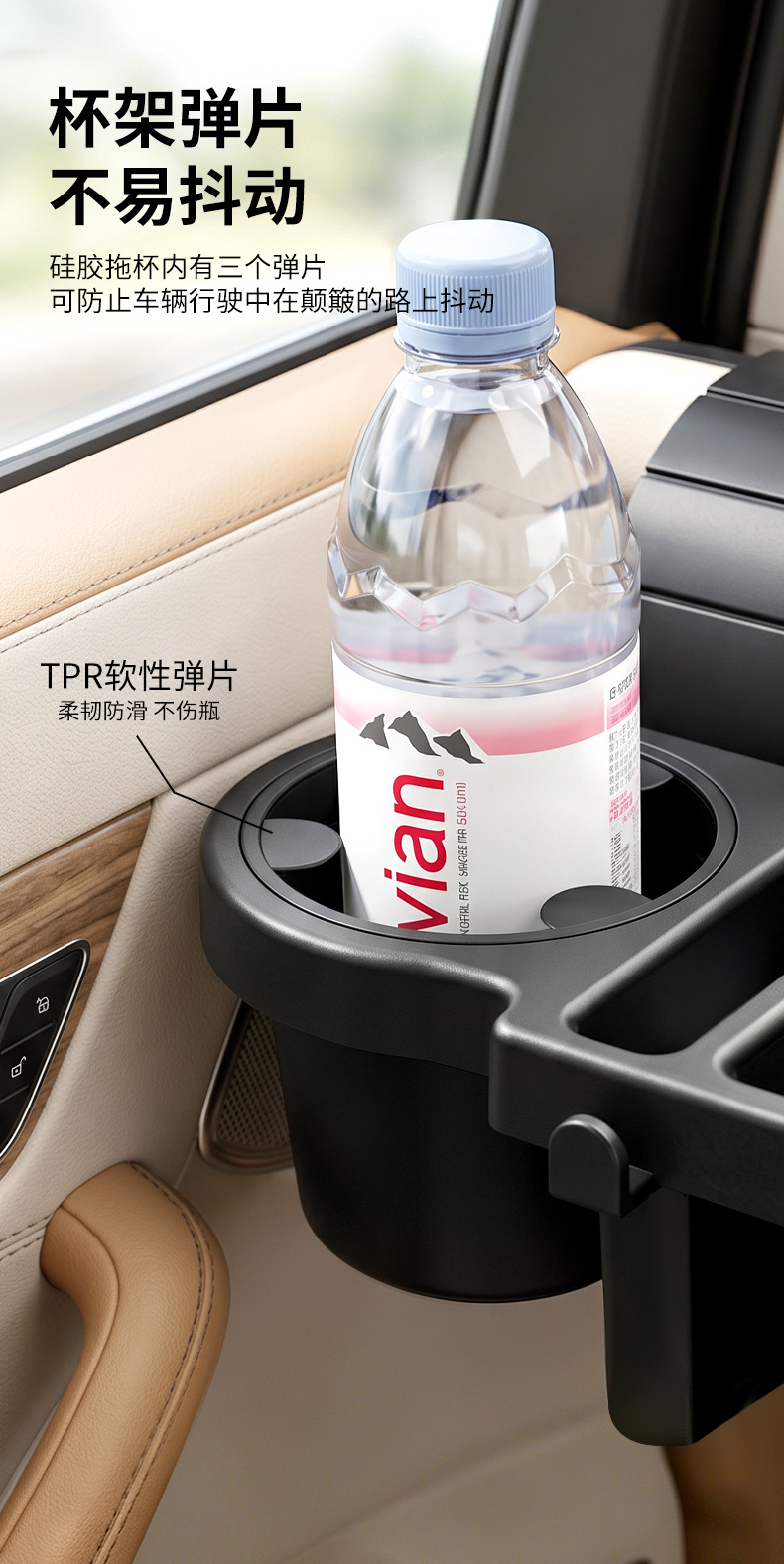 Multifunctional car storage rack, in-car cup holder, mobile phone and miscellaneous items storage box, car door and window hanging partition storage box