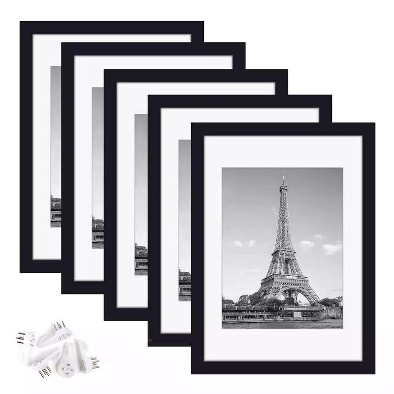 Amazon cross-border composite wood a4 photo frame American modern simple 6 inch 7 inch 8 inch 10 inch a3 with cardboard picture frame