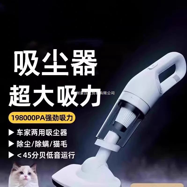 2025 New Wireless Vacuum Cleaner for Home Handheld Large Suction to Remove Mites and Cat Hair Small Car-Mounted Ten