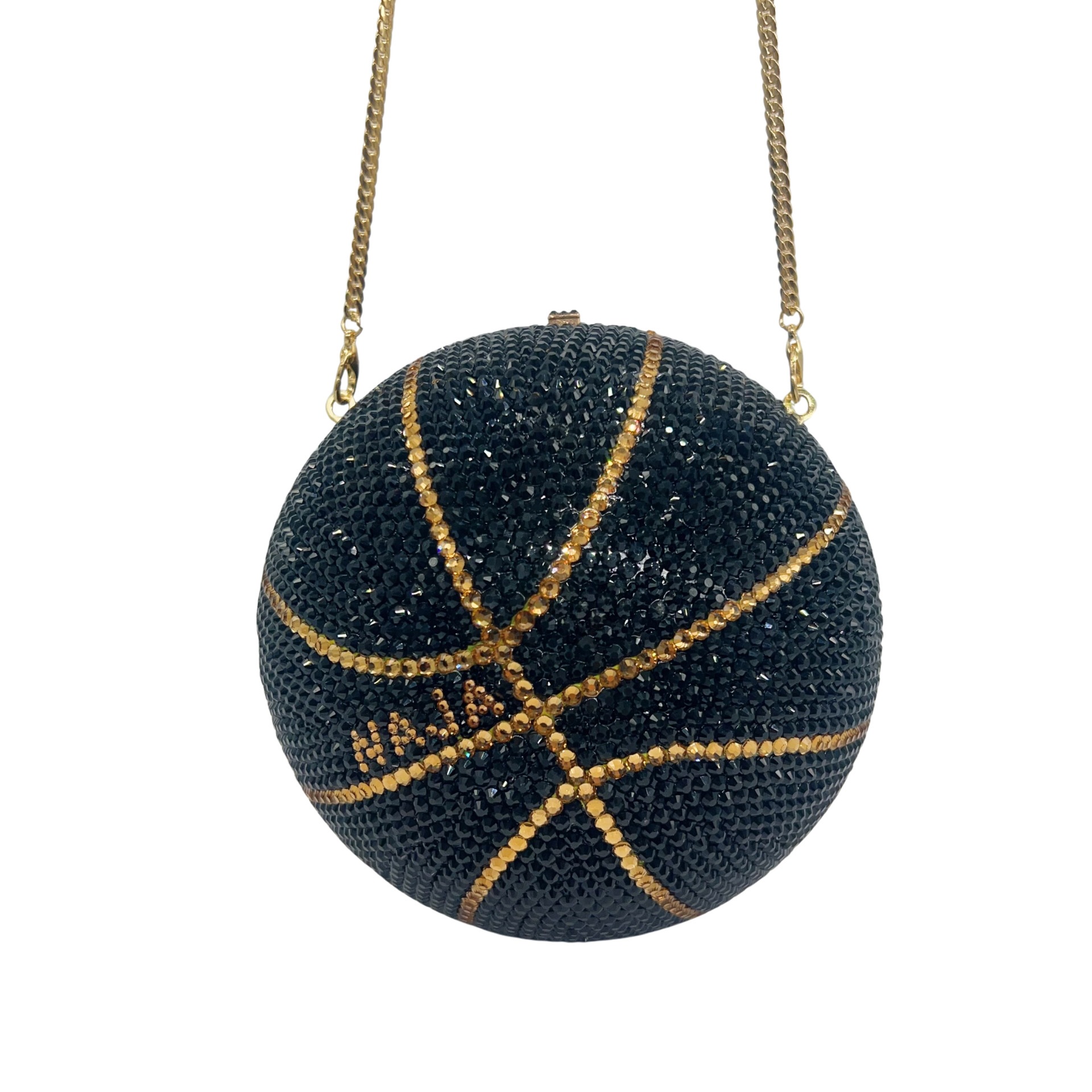 Bolsa de cristal transfronteriza con perforación completa banquete de baloncesto ligero de lujo fondo plano perforación de mano banquete bolsa de mujer tejido de papel negro