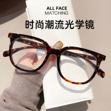 17206眼镜框新款时尚潮流超轻网红眼镜框架素颜显瘦大框tr90眼镜